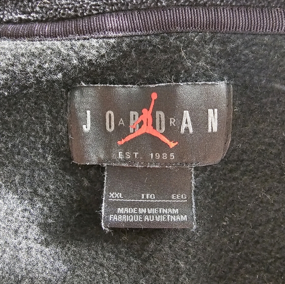 Nike Jordan Jumpman 1998 Finals Black Zip Hoodie Mens Sz 2XL DC9606-010 - Picture 8 of 10